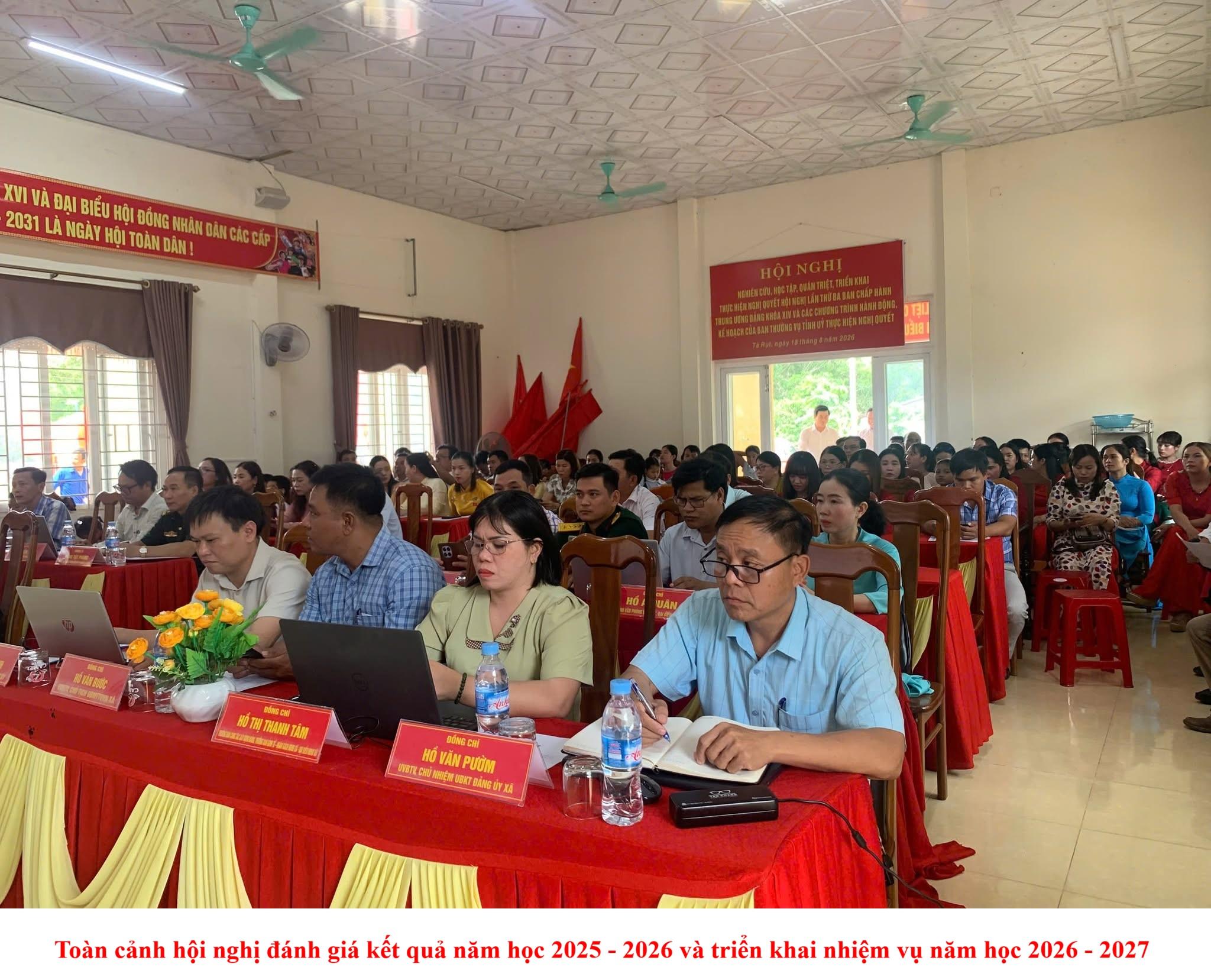 GIÁO DỤC TÀ RỤT VƯỢT KHÓ, TẠO DẤU ẤN TRONG NĂM HỌC 2025 - 2026, SẴN SÀNG CHO NĂM HỌC MỚI